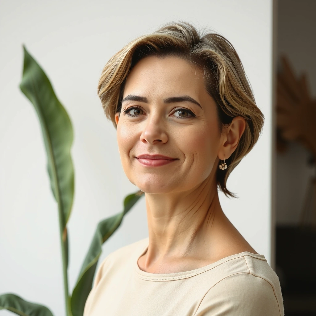 Professional portrait of satisfied customer