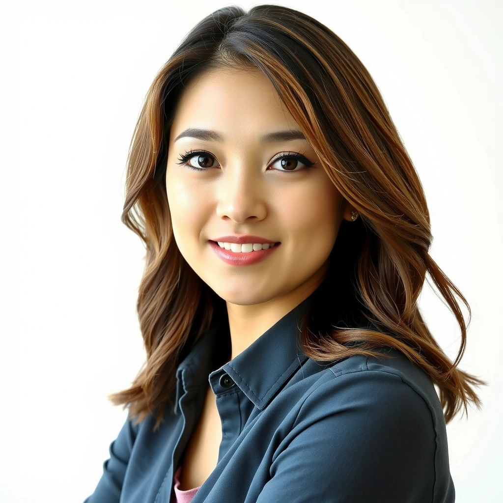 Professional portrait of happy customer