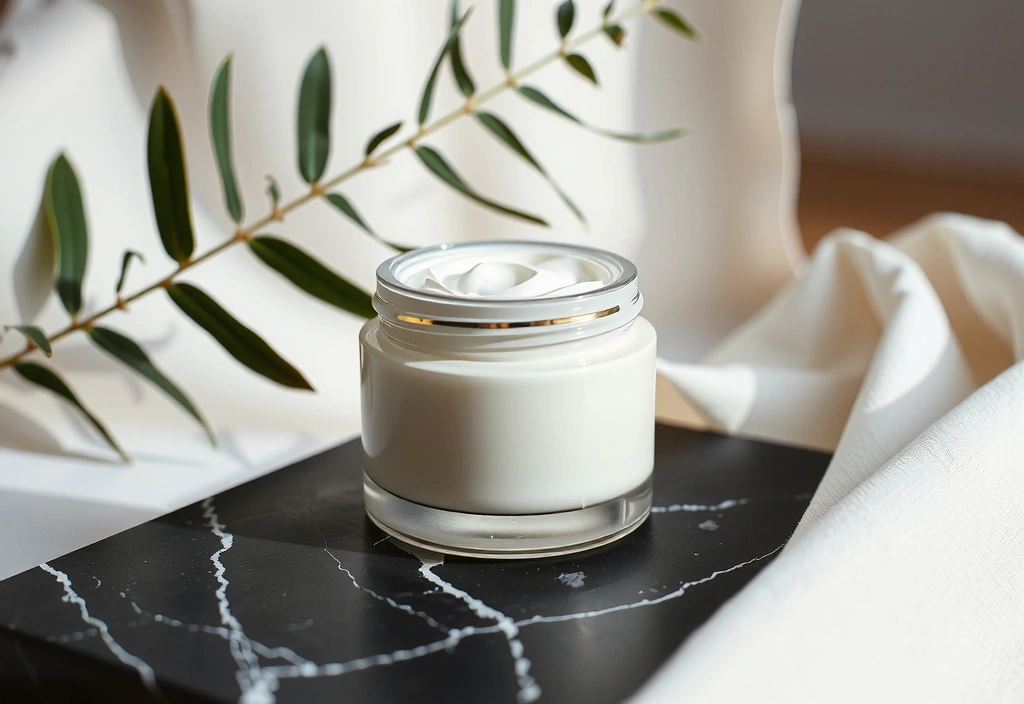 Rejuvenating skin care night treatment